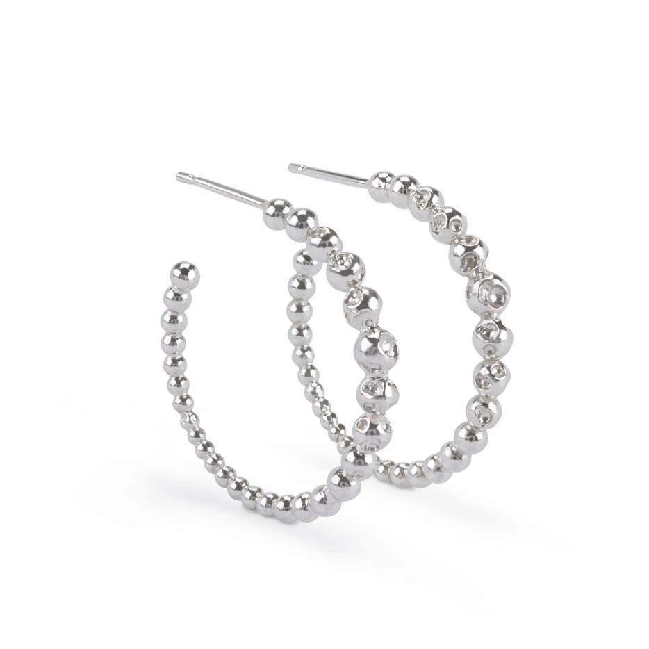 Vitium Medium Hoop Earrings