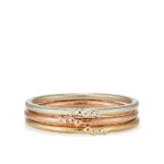 Orno slim fine stacking gold band