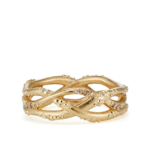 Vieo Braided Gold Ring