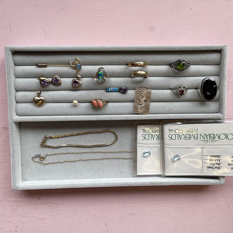 Heirloom Jewellery Redesign - all of my customers jewellery
