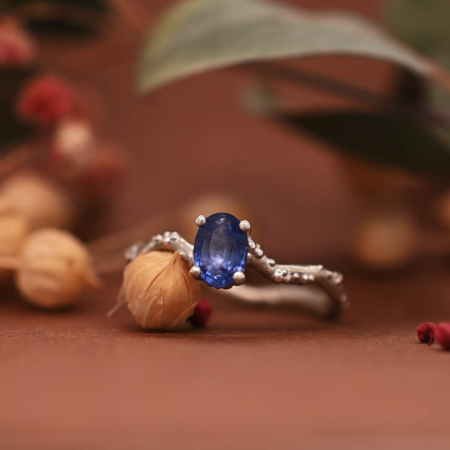 custom Jewellery Design - Oval Sapphire Ring