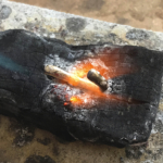 Repurpose old jewellery - gold molten down by Judith Peterhoff