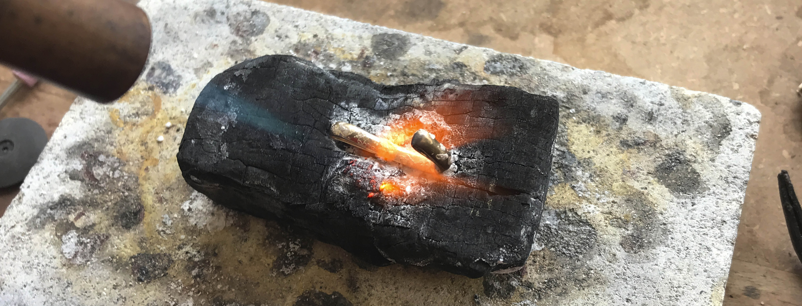 Repurpose old jewellery - gold wedding ring molten down by Judith Peterhoff