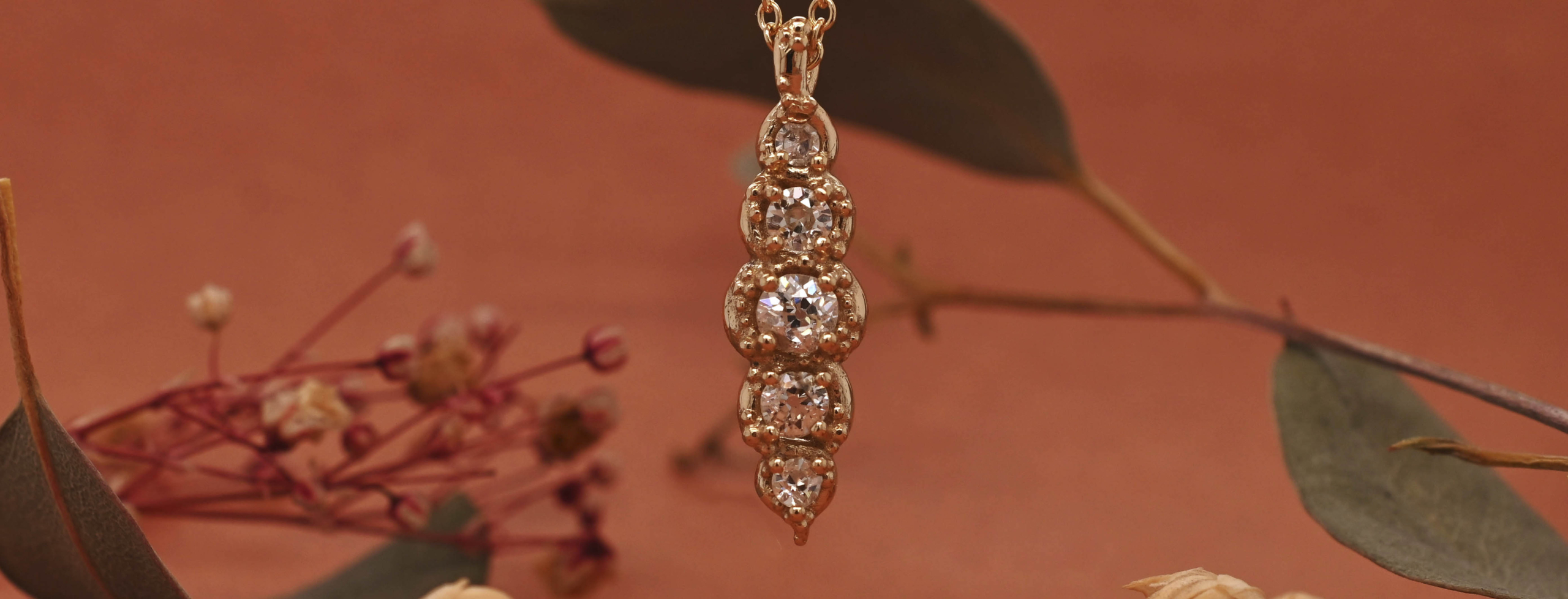 Vieo Five Stone Pendant from heirloom ring