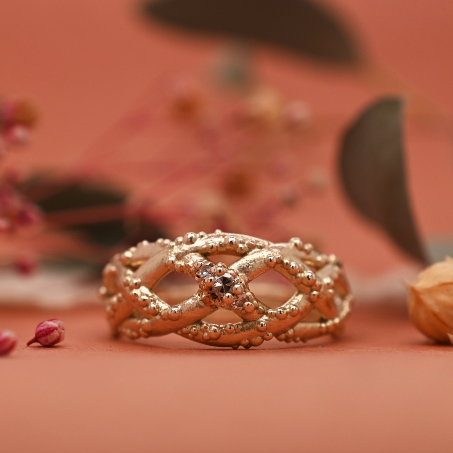 Vieo Quat Ring Repurposed old heirloom jewellery